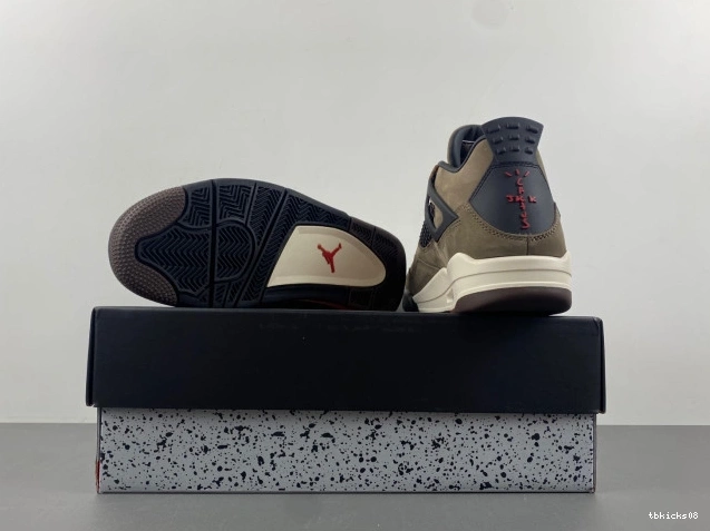 Cheap TBkick Jordan Brown Travis 4 Retro Scott AJ4-882335 Air x TS 0715